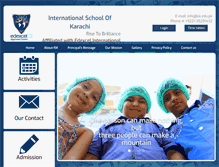 Tablet Screenshot of isk.edu.pk